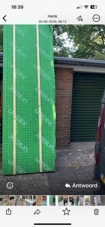 Unidek platen renovatie platen beschikbaar voor biedingen