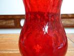 Vintage optisch geblazen coupe in rood., Empoli Italy, Antiek en Kunst, Antiek | Glas en Kristal, Ophalen of Verzenden