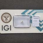 Diamant 0.13 ct word geleverd met certificaat van IGI, Ophalen of Verzenden, Nieuw