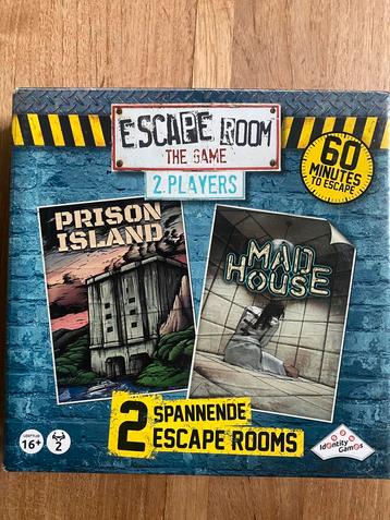Escape room the game 2 players, prison island en mad house beschikbaar voor biedingen