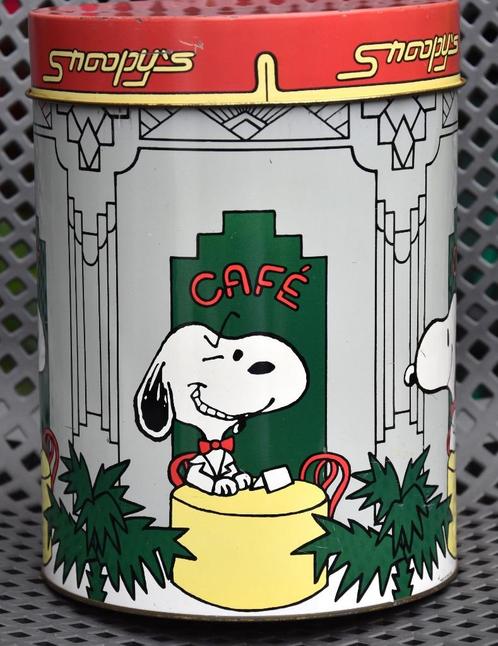 Vintage Snoopy Blik, Verzamelen, Overige Verzamelen, Gebruikt, Ophalen