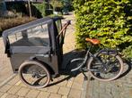Vogue Journey elektrische bakfiets - mat zwart/bruin, Fietsen en Brommers, Ophalen, Zo goed als nieuw, 4 kinderen of meer