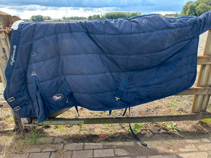 Harrys Horse Highliner 300 staldeken 155/205, Dieren en Toebehoren, Paarden en Pony's | Dekens en Dekjes, Zo goed als nieuw, Deken