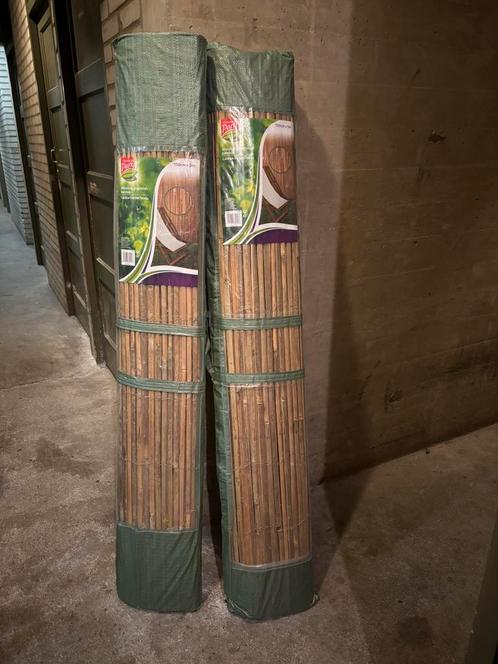 Central Park balkonscherm split bamboe 1.5x5m (2 stuks), Tuin en Terras, Schuttingen, Nieuw, Hout, 1 tot 2 meter, 3 tot 6 meter