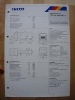 Iveco 150.16 ANW 4x4 Torpedo Specificatie Brochure, Ophalen, Iveco, Zo goed als nieuw, Overige merken