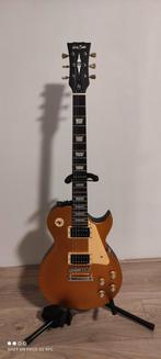 Harley Benton Goldtop Gitaar - Zo goed als nieuw!, Muziek en Instrumenten, Snaarinstrumenten | Gitaren | Elektrisch, Ophalen of Verzenden