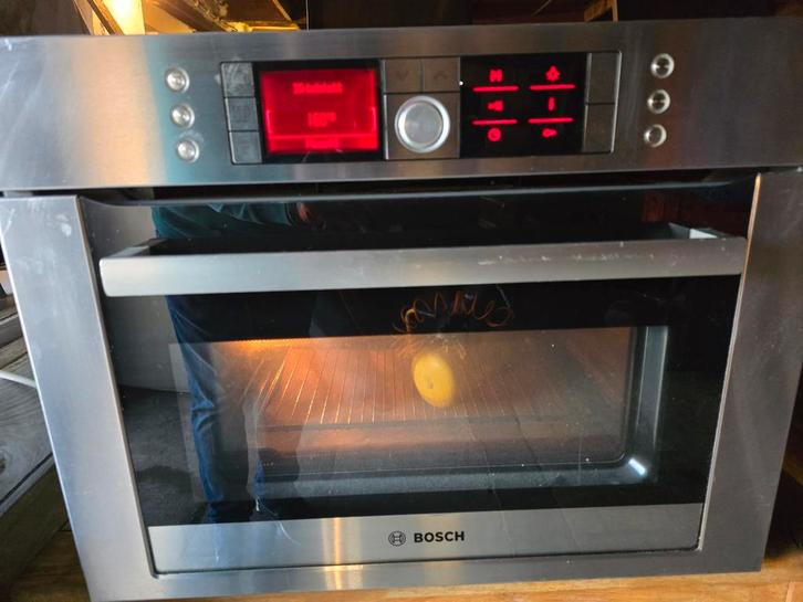 Bosch Oven met Grill - magnetron, Witgoed en Apparatuur, Ovens, Gebruikt, Inbouw, Oven met grill, 45 tot 60 cm, 45 tot 60 cm, Hete lucht