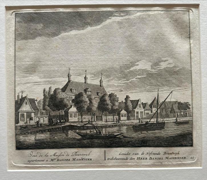 Ets Brantwijk Amstelveen - Zeer Goede Staat, Antiek en Kunst, Kunst | Etsen en Gravures, Ophalen of Verzenden