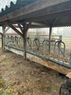 Zweeds zelfsluitend voerhek 8 stuks grootvee gegalvaniseerd, Dieren en Toebehoren, Stalling en Weidegang, Stalling