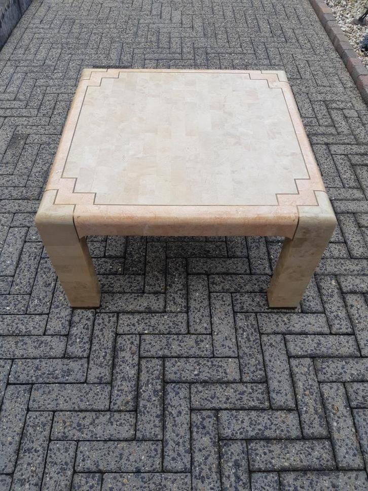 Bijzettafel., Huis en Inrichting, Tafels | Bijzettafels, Zo goed als nieuw, Rechthoekig, 60 cm of meer, Ophalen
