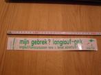 sticker mijn gebrek langlauf gek rené v. iersel st oedenrode, Verzamelen, Ophalen, Zo goed als nieuw, Bedrijf of Vereniging