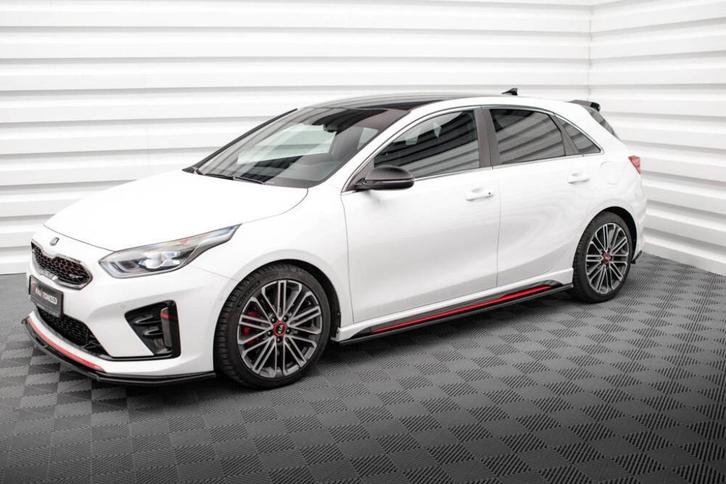 Voorlip sideskirt diffuser spoiler - Kia Cee'd Ceed GT 18-22, Auto diversen, Tuning en Styling, Ophalen of Verzenden