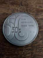 Herdenkingsmunt 50 jaar bevrijding 1945-1995, Ophalen of Verzenden, Boek of Naslagwerk