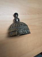 Antiek koperen tafelbel dame, Antiek en Kunst, Ophalen of Verzenden, Koper