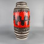 Vintage West-Duitse Fat Lava vaas  Scheurich 553-38, Antiek en Kunst, Ophalen of Verzenden