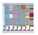 Planbord Nobo T-kaart weekplanner (8 panelen, 24 sleuven), Ophalen of Verzenden, Zo goed als nieuw, Overige typen