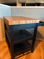 Keukenblok(Ikea), Huis en Inrichting, Gebruikt, Zwart, Minder dan 100 cm, 50 tot 75 cm