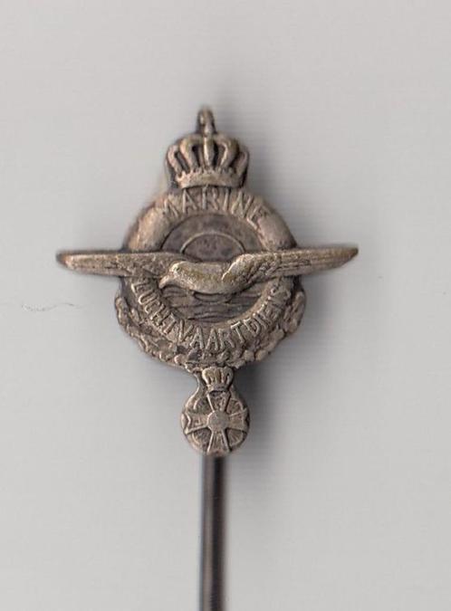 MLVD Marine Luchtvaartdienst speldje Versie B, Verzamelen, Militaria | Algemeen, Landmacht, Embleem of Badge, Nederland, Ophalen of Verzenden