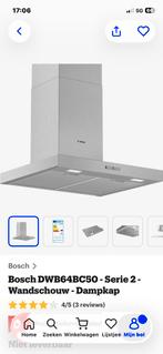 Bosch DWB64BC50 Wandschouw Afzuigkap - Serie 2, Wandschouwkap, Ophalen of Verzenden, Zo goed als nieuw, 400 tot 600 m³ per uur