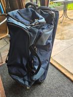 Flexibele Rolkoffer met Veel Opbergruimte, Uitschuifbare handgreep, Gebruikt, 20 tot 30 cm, Blauw