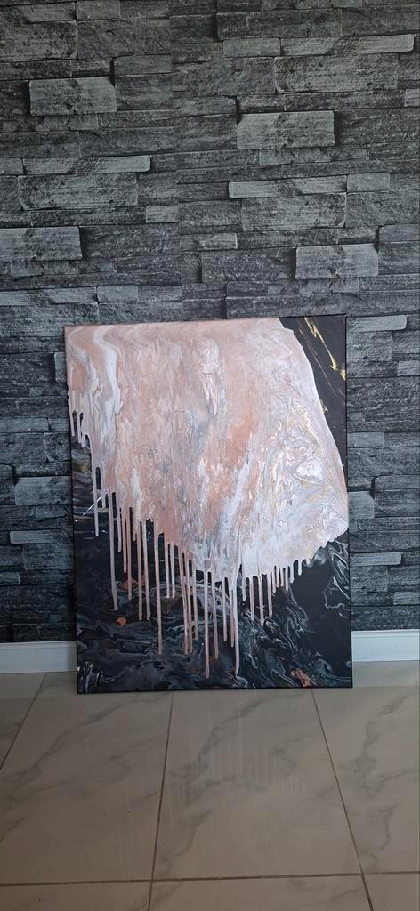Abstract schilderij 60x80 cm, Antiek en Kunst, Kunst | Schilderijen | Abstract, Ophalen of Verzenden