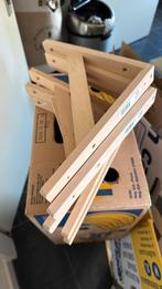 6 houten planken dragers 25 bij 25 cm, Doe-het-zelf en Verbouw, Hout en Planken, Minder dan 25 mm, Ophalen of Verzenden, Zo goed als nieuw