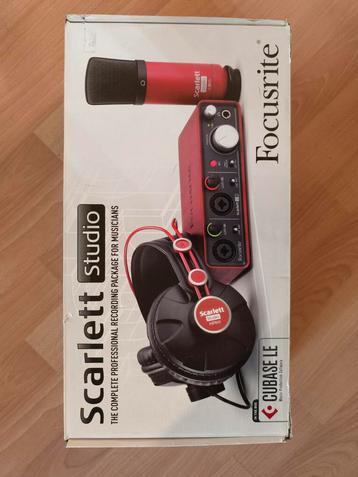  Focusrite Scarlett 2i2 Studio 2nd Gen Met Extra's ️ beschikbaar voor biedingen