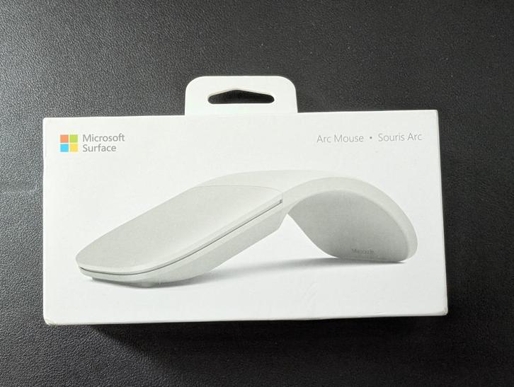 Microsoft Arc Touch-muis – In nieuwstaat, Computers en Software, Muizen, Zo goed als nieuw, Muis, Linkshandig, Rechtshandig, Draadloos