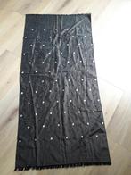 Lange zuiver zijde shawl   bruintint .., Ophalen of Verzenden, Zo goed als nieuw, Maat 46/48 (XL) of groter, Sjaal