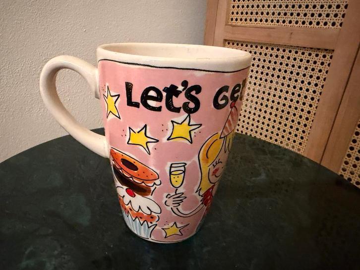 Blond Amsterdam XL mok 15 jarig bestaan, Huis en Inrichting, Keuken | Servies, Zo goed als nieuw, Kop(pen) en/of Schotel(s), Blond Amsterdam