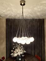 Design hanglamp met halogeen transformator, Ophalen, Design, Zo goed als nieuw, Metaal