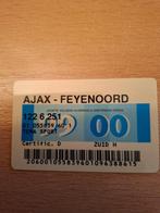 Ajax dag club card 1999 2000 Feyenoord, Ophalen of Verzenden, Zo goed als nieuw