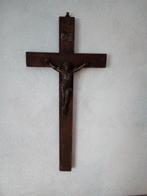 Houten kruisbeeldje, Antiek en Kunst, Ophalen of Verzenden