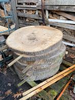 Essen houten boomstam platen 75cm, Ophalen, Nieuw