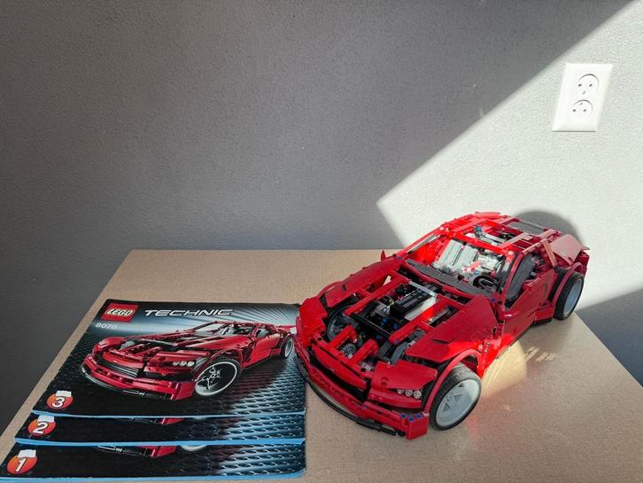 Lego Technic 8070 Supercar, Kinderen en Baby's, Speelgoed | Duplo en Lego, Gebruikt, Lego, Complete set, Ophalen of Verzenden