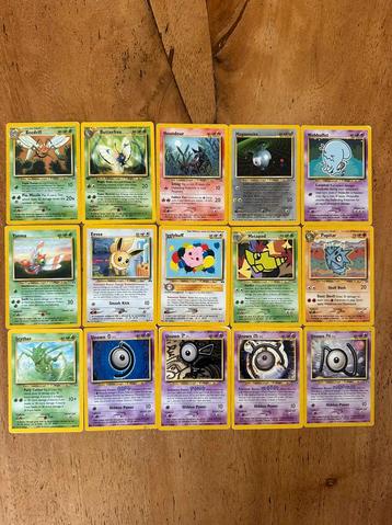 Pokémon kaarten set Neo Discovery 1999 beschikbaar voor biedingen