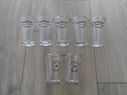 Glazen borrelglazen, 9 stuks, Verzamelen, Glas en Borrelglaasjes, Overige typen, Verzenden