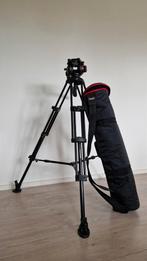 Manfrotto 504HD Fluid Head - 546BK Tripod with Carry Bag, Ophalen, Gebruikt, Driepoot