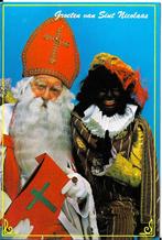 Ansichtkaart	St. Nicolaas	& Zwarte Piet, Gelopen, 1960 tot 1980, Sterren en Beroemdheden, Verzenden