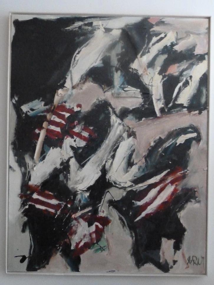 Han le Roy - Chaque Jour, Antiek en Kunst, Kunst | Schilderijen | Abstract, Ophalen