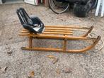 Slee met kinderzitje, Ophalen, Gebruikt, Hout