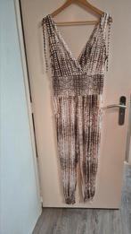 Zomers jumpsuit maat L, Kleding | Dames, Jumpsuits, Ophalen of Verzenden, Zo goed als nieuw, Maat 38/40 (M), Blauw