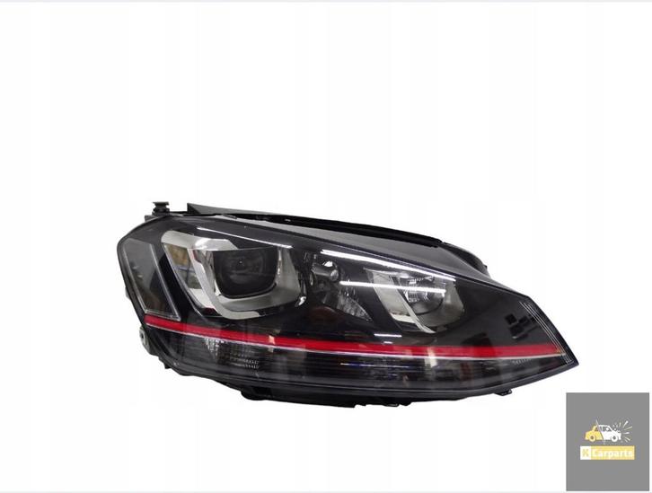 VW Golf VII GTI 12-16 Koplamp Rechts Bi-xenon, 5G1941032A, Auto-onderdelen, Verlichting, Volkswagen, Gebruikt, Ophalen of Verzenden