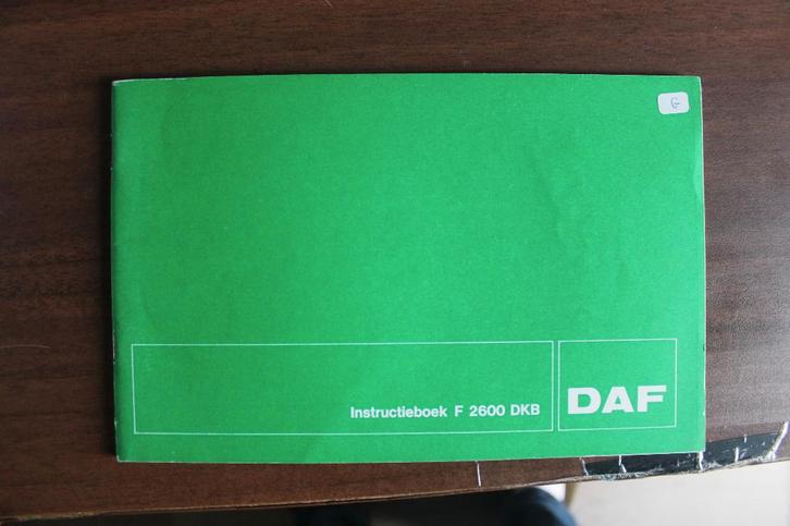 Daf 2600 DKB instructieboekje, Auto diversen, Handleidingen en Instructieboekjes, Verzenden