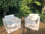 GRATIS 2 beige Fauteuils deze week af te halen Vught, Ophalen, 75 tot 100 cm, Zo goed als nieuw, Beige