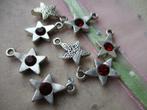 4020/ tibetiaans zilveren rhinestone ster bedels, Ophalen of Verzenden, Nieuw, Bedel