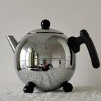 Bredemeijer theepot Bella ronde dubbelewandige zilver 2 l, Ophalen of Verzenden, Zo goed als nieuw