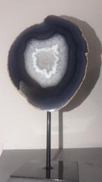 Agaatgeode op standaard, Verzamelen, Beelden en Beeldjes, Ophalen of Verzenden, Nieuw