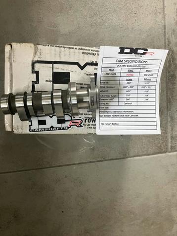 Dcr nokkenas crf450 2021 tm 2026 nieuw beschikbaar voor biedingen