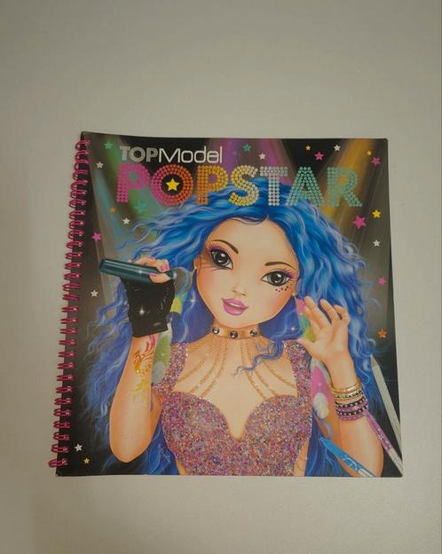 Topmodel Top Model kleurboek tekenboek Pop Star, Hobby en Vrije tijd, Tekenen, Zo goed als nieuw, Ophalen of Verzenden
